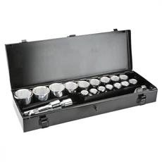 Topex dugókulcs készlet, 3/4&quot;, 19-50mm, 20 részes