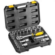Topex dugókulcs készlet racsnis kulccsal, 1/2", 21 részes