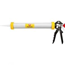 Topex sziloplaszt kinyomó, alu, zárt, 600ml