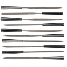 Topex tűreszelő készlet, 3x140mm, 10 részes