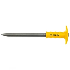 Topex falvéső kézvédővel, hegyes, 400x19mm