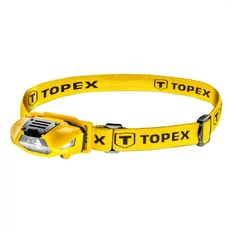 Topex LED fejlámpa, 100Lumen, fehér-piros