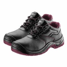 Neo Tools munkavédelmi cipő, bőr, szürke-lila, 39