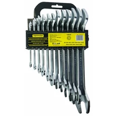 Topmaster Pro kettős villáskulcs készlet, Cr-V, 6-32mm, 12db