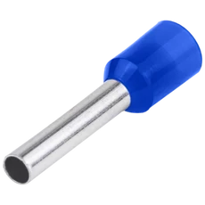 Tracon szigetelt érvéghüvely, ónozott elektrolit réz, kék, 2.5mm2, 19.2mm