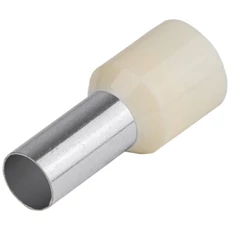 Tracon szigetelt érvéghüvely, ónozott elektrolit réz, vajszínű, 10mm2, 21.5mm