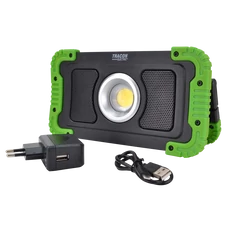 Tracon Bluetooth hangszórós, akkus LED szerelő reflektor, 15W, 1500lm