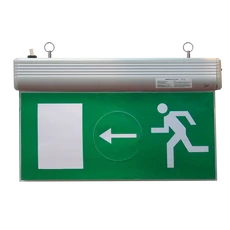 Tracon élvilágítós LED kijáratjelző, ragasztható piktogramokkal, 13 LED