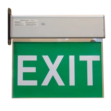 Tracon élvilágítós LED kijáratjelző, ragasztható piktogramokkal, 8 LED