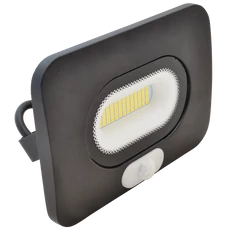 Tracon SMD fényvető mozgásérzékelővel, fekete 10W, 800lm, 4000K