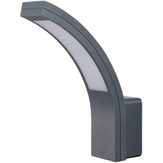 Tracon fali lámpatest, ívelt forma, antracit 15W, 1100lm, 4500K