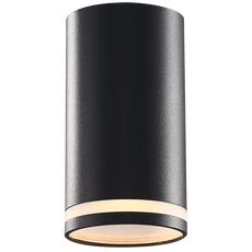 Tracon mennyezeti spot lámpatest, hengeres, fekete 1xGU10