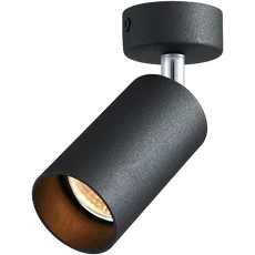 Tracon mennyezeti állítható spot lámpatest, fekete 1xGU10