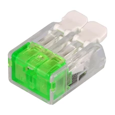 Tracon csavar nélküli vezetékösszekötő, nyitható, átlátszó, 2 vezeték, 0.2-4mm, 32A