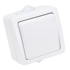 Falon kívüli váltókapcsoló, 10AX/250VAC, IP54