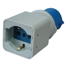 Tracon csatlakozó adapter, CEE/Schuko, 250V, 16A Tracon csatlakozó adapter, CEE/Schuko, 250V, 16A