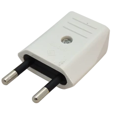 Tracon szerelhető csatlakozódugó, lapos, 250V, 10A Tracon szerelhető csatlakozódugó, lapos, 250V, 10A