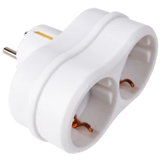 Tracon többférőhelyes átalakító csatlakozó, fehér, 2-es Tracon többférőhelyes átalakító csatlakozó, fehér, 2-es