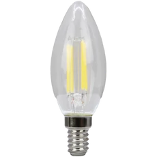 Tracon COG LED izzó, C35, E14, 4W, 2700K