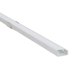 Tracon LED szalag alu profil külső rögzítéshez, sík búra, 2m