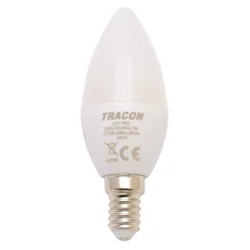 Tracon LED izzó, gyertya, E14, 8W, 2700K