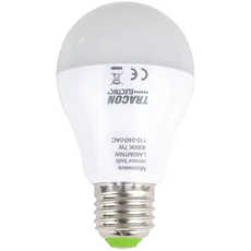 Tracon SMD LED izzó mozgásérzékelővel, E27, 7W, 4000K