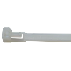 Tracon nyitható kábelkötegelő, 7.6x200mm, natúr