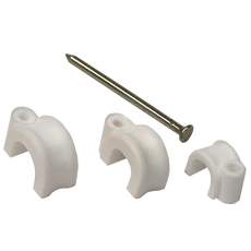 Tracon kábelszorító bilincs szeggel, 6mm