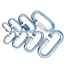 Tracon karabiner, csavaros, acél, 5100N, 10mm