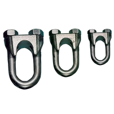 Tracon sodronyszorító bilincs, U profil, M4x2-3mm