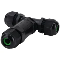 Tracon tömítőszelencés kábeltoldó, T-elágazó, 0.5-4mm2, IP68