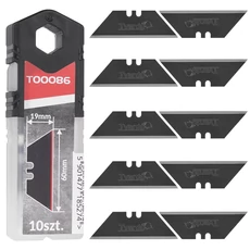 Tvardy T00086 trapéz tapétavágó tartalék penge, 60x19x0.6mm, 10db