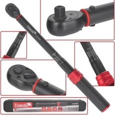 Tvardy T00252 nyomatékkulcs 3/8&quot;, 10-120Nm