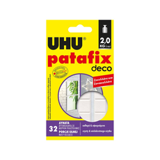 UHU Patafix homedeco gyurmaragasztó, fehér 32db/csomag