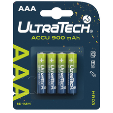 UltraTech HR03 instant akku, AAA, 900mAh, 4db