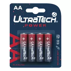 UltraTech LR6 elem, AA, 1.5V, 4db