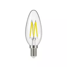 UltraTech filament gyertya LED izzó, meleg fehér, E14, 6W, 806lm