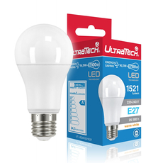 UltraTech körte LED izzó, meleg fehér, E27, 13.7W, 1521lm