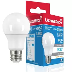 Ultratech körte LED izzó, meleg fehér, E27, 11.1W, 1060lm