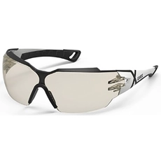 Uvex Pheos CX2 szemüveg, szürke lencsével, fekete-fehér kerettel