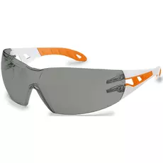 Uvex Pheos S védőszemüveg, kisebb méretű, fehér-narancs