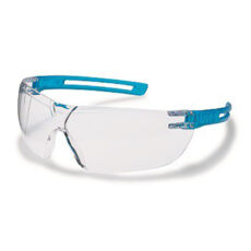 Uvex X-Fit védőszemüveg, víztiszta lencsével, kék kerettel