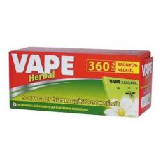 Vape szúnyogírtó lap Herbal 360 órás, 30db-os