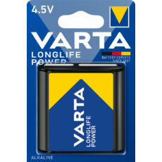 Varta Longlife Power 3LR12 elem, 4.5V, 1db