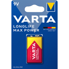 Varta Longlife Max Power 6LR61 elem, D, 9V, 1db