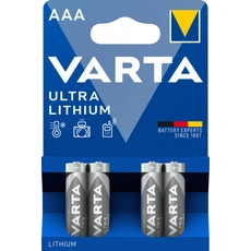 Varta Lithium Professional LR03 elem, AAA, 1.5V, 4db