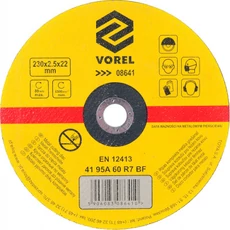 Vorel Vágókorong fémhez flexre 115x1.0x22mm