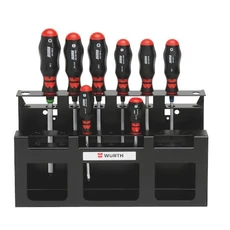 Würth csavarhúzó készlet, kulcsadapter, állványban, 8db