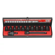 Würth gépi dugókulcs készlet, rövid 1/2&quot; 12 részes