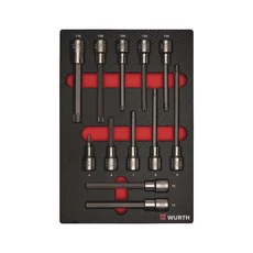 Würth 1/2&quot; dugókulcsbetét TX, 4.4.1, 12 részes